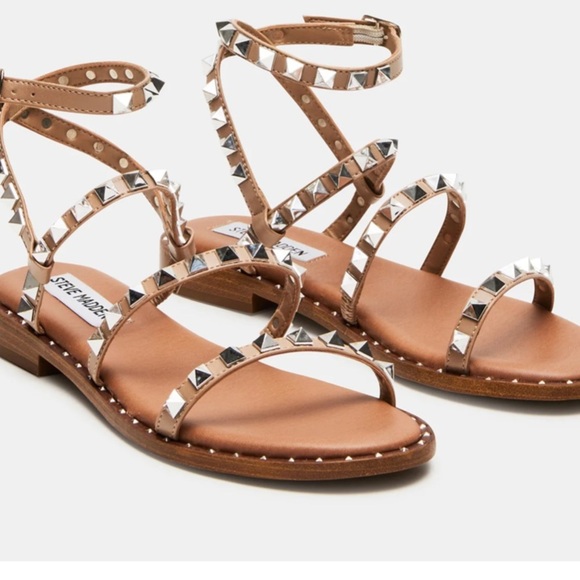 Steve Madden Travel Tan Sandals - Picture 1 of 7